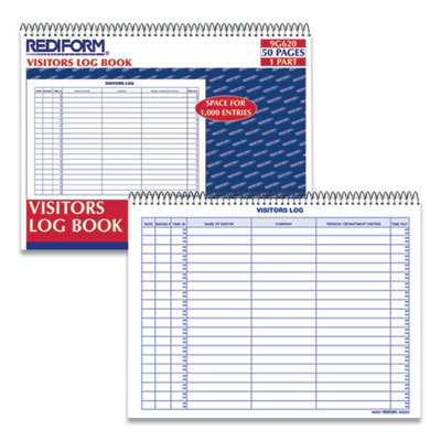 RED9G620 BOOK,BOOK,VISITORS,LOG,