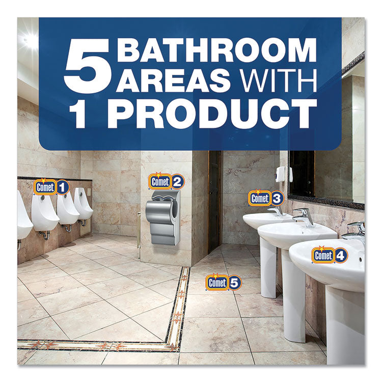 Disinfecting-Sanitizing Bathroom Cleaner, Citrus Scent, 32 oz Trigger Spray Bottle, 6/Carton