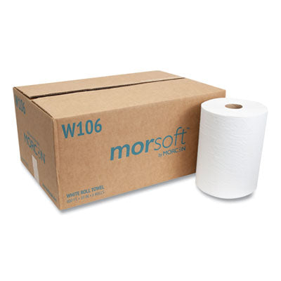 MORW106 TOWEL,HARDWOUND,10",WH