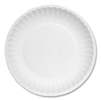 AJMPP6GREWH PLATE,6" PAPER,WHT