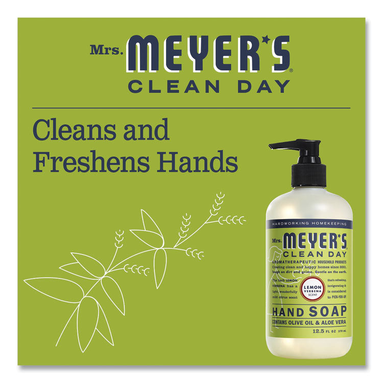 Clean Day Liquid Hand Soap, Lemon Scent, 12.5 oz, 6/Carton