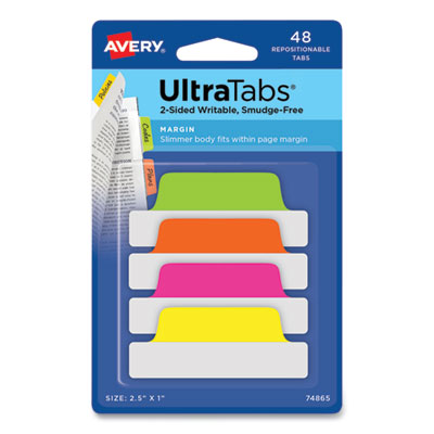 AVE74865 TAB,2.5X1",REPO,48/PK,NE