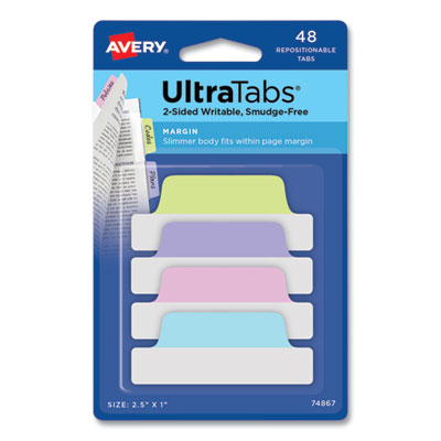 AVE74867 TAB,2 1/2X1",RPO,48/PK,PS