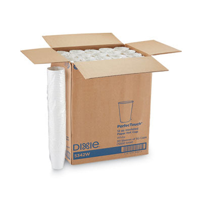 DXE5342W CUP,12OZ,INSUL,20/50,WH