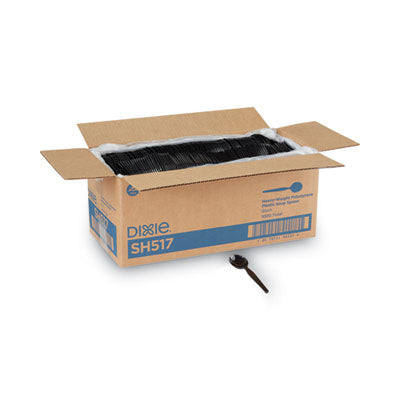 DXESH517 SPOON,SOUP,5.75",1M,BK