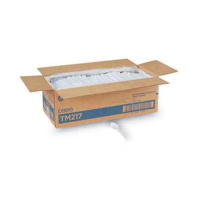 DXETM217 TEASPOON, MED WGT,WHT