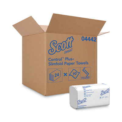 KCC04442 TOWEL,SLIM FOLD,HAND,WHT
