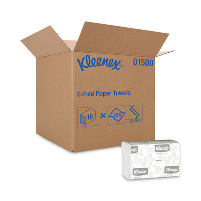 KCC01500 TOWEL,PPR,C-FLD,16/CT,WE