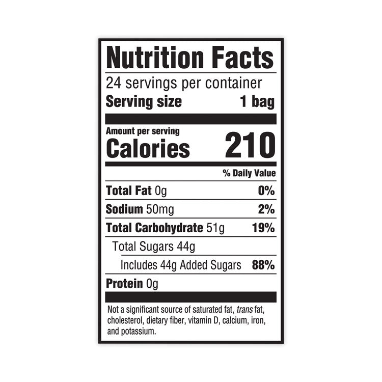Chewy Candy, Assorted, 2 oz Bags, 24/Pack