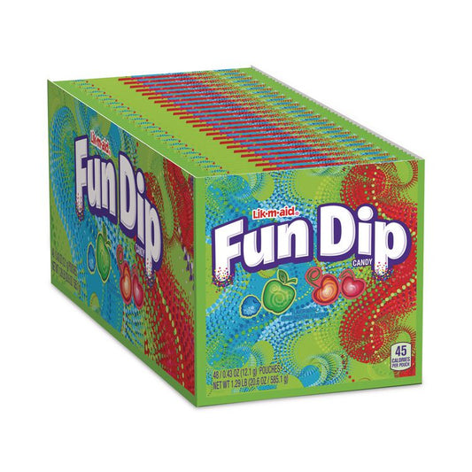Candy, Assorted Flavors, 0.43 oz Pouches, 48/Box