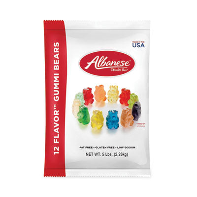 GRR20600001 FOOD,GUMMIBEARS,5LBS,AST