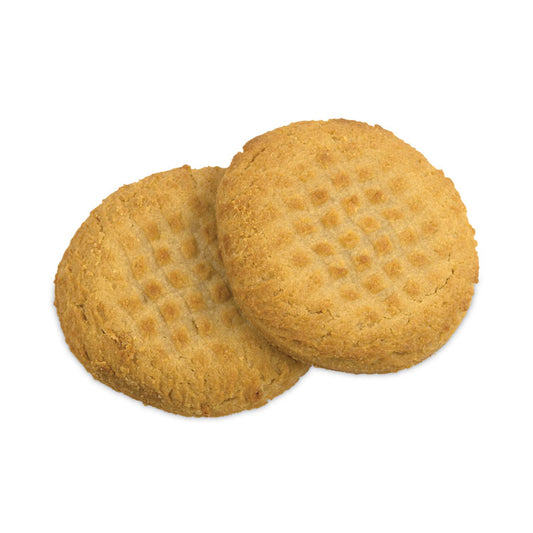 Homestyle Peanut Butter Cookies, 2.5 oz Pack, 2 Cookies/Pack, 60 Packs/Carton