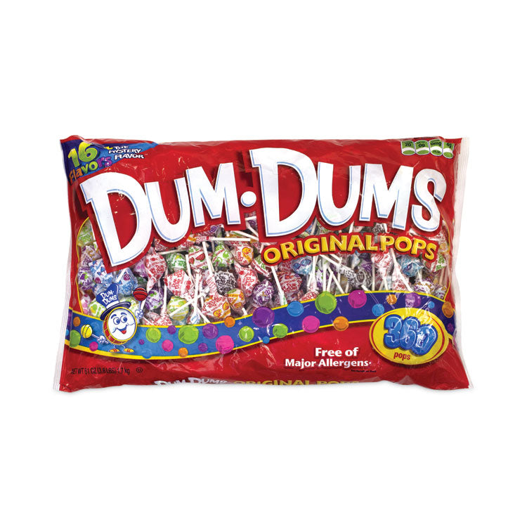 Dum-Dum-Pops, 14 Assorted Flavors, 360 Pieces/Carton
