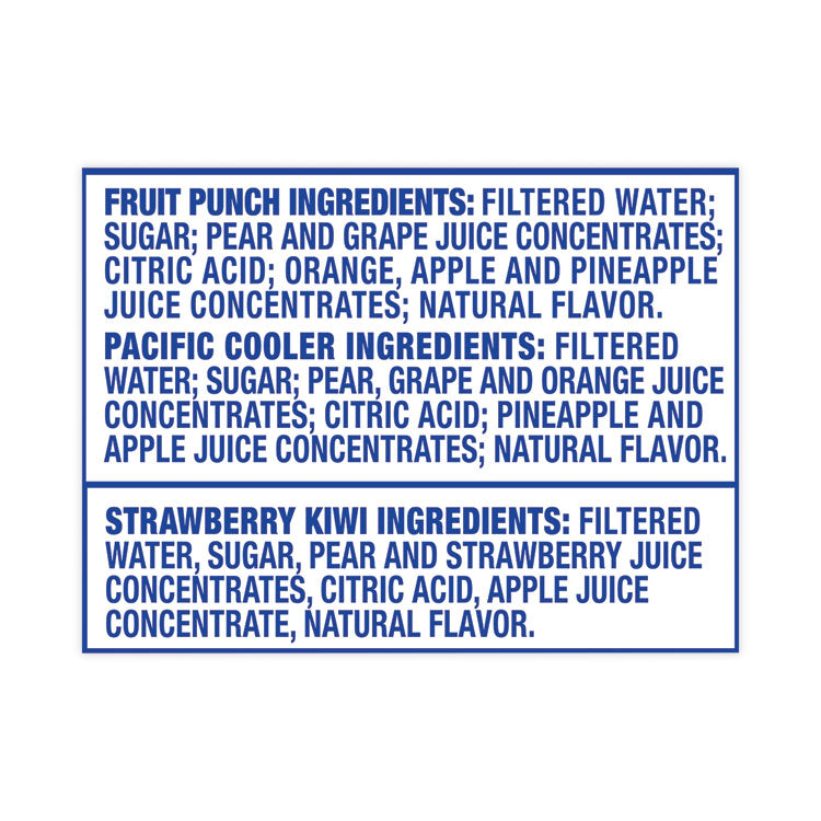 Fruit Juice Pouches Variety Pack, 6 oz, 40 Pouches/Carton