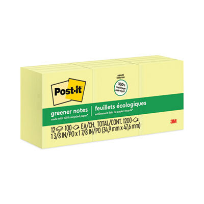 MMM653RPYW NOTE,POST-IT,1.5X2,YW,RCY
