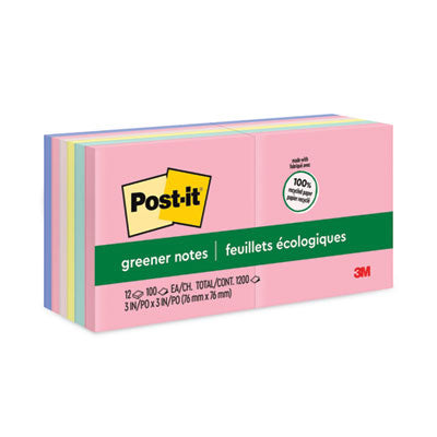 MMM654RPA NOTE,POST-IT,3X3,AST12/PK