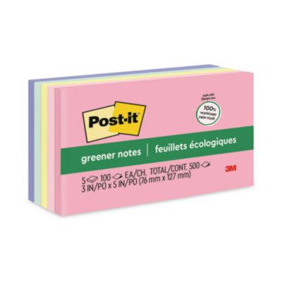 MMM655RPA NOTE,POST-IT,3X5,5/PK,AST