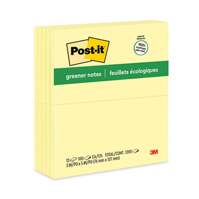 MMM655RPYW NOTE,POST-IT,3X5,12/PK,YW
