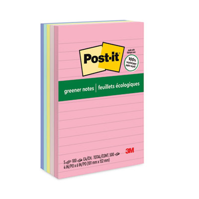 MMM660RPA NOTE,POST,IT,4X6,5/PK,AST