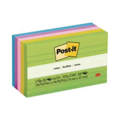 MMM6355AU NOTE,PST-IT3X5RLD,5PK,ULT