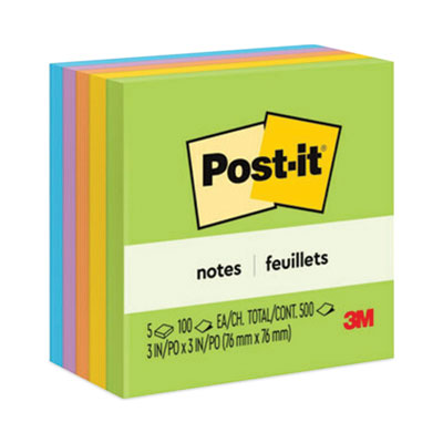 MMM6545UC NOTE,PST-IT,3X3,5/PK,AST