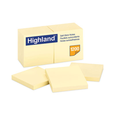 MMM6549YW NOTE,HLND,3X3,12/PK,YW