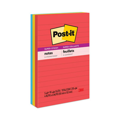 MMM6603SSAN PAD,POST-IT 4X6 3,NE