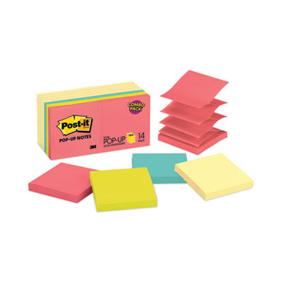 MMMR33014YWM PAD,POPUP,3X3,NEON