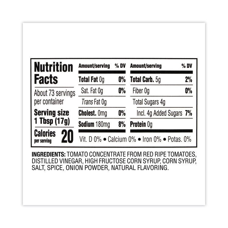Tomato Ketchup Squeeze Bottle, 44 oz Bottle, 3/Pack