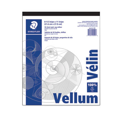 STD946811P PAPER,VELLUM,8.5X11,50/PD