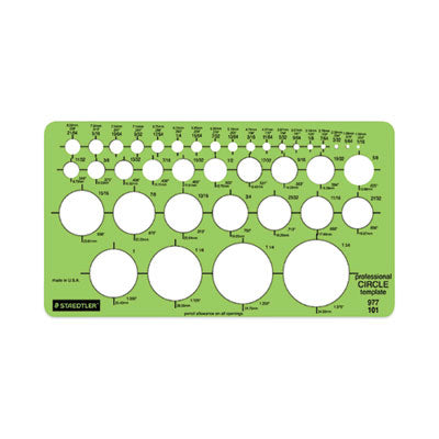 STD977101EA TEMPLATE,CIRCLE