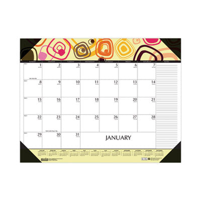 HOD149 CALENDAR,DESK,GEOMETRIC