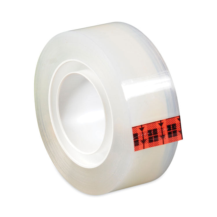 Transparent Tape, 1" Core, 0.75" x 83.33 ft, Transparent, 24/Pack