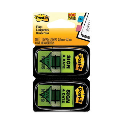 MMM680SD2 FLAG,SIGN/DATE 2PK/50