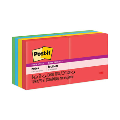 MMM6228SSAN PAD,2X2,SPR STCKY,8PK,AST