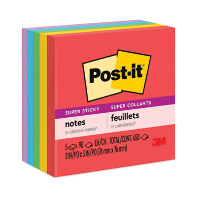 MMM6545SSAN PAD,POST-IT 3X3 5,NE