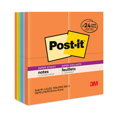 MMM65424SSAU PAD,POST-IT,SPR STCKY,3X3