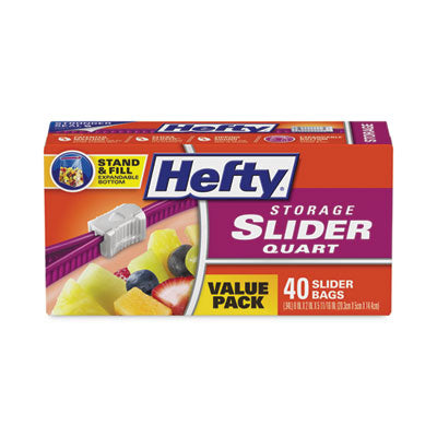 RFPR88075 BAG,HEFTY,QT,STOR,ZIP,CLR