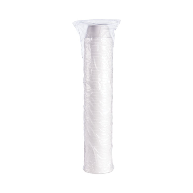 Foam Container, Extra Squat, 8 oz, White, 1,000/Carton