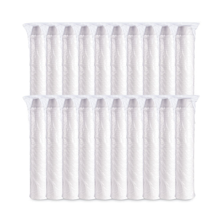 Foam Container, Extra Squat, 8 oz, White, 1,000/Carton