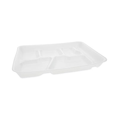 PCT0TH10601SGBX TRAY,6-COMP,SCHL LUNCH,WH