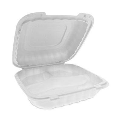 PCTYCN808030000 CONTAINER,HINGED,8X8,3,WH