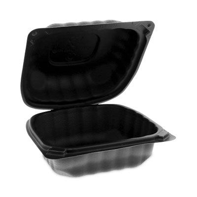 PCTYCNB06000000 CONTAINER,HINGED,6X6,1,BK