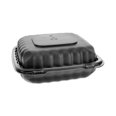 PCTYCNB08010000 CONTAINER,HINGED,8X8,1,BK