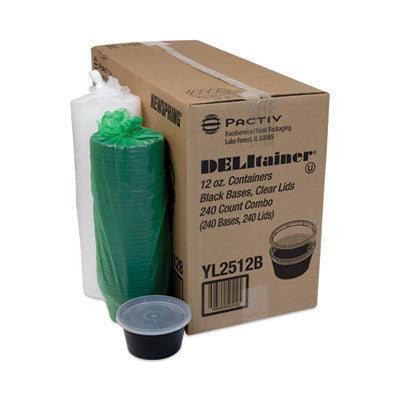 PCTYL2512B CONTAINER,PLSTC,12OZ,BK