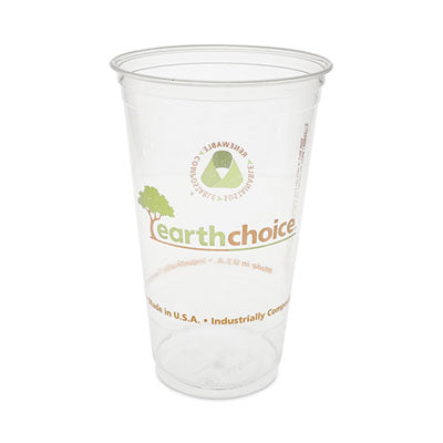 PCTYPLA24CEC CUP,24OZ,EARTH CHOICE,CLR