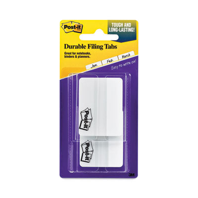 MMM686F50WH FLAG,DURABLE TAB 50PK,WHT