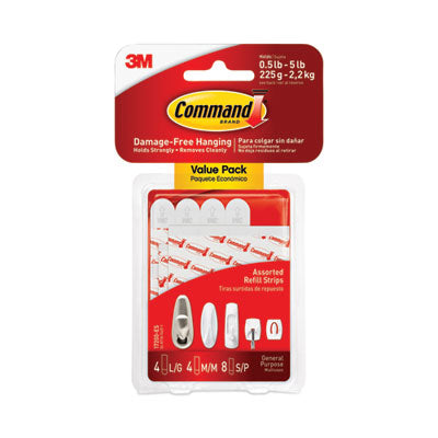 MMM17200 REFILL,ADHESIVE,STRP,ASST