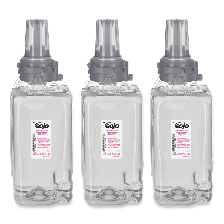 Antibacterial Foam Hand Wash Refill, For ADX-12 Dispenser, Plum Scent, 1,250 mL, 3/Carton