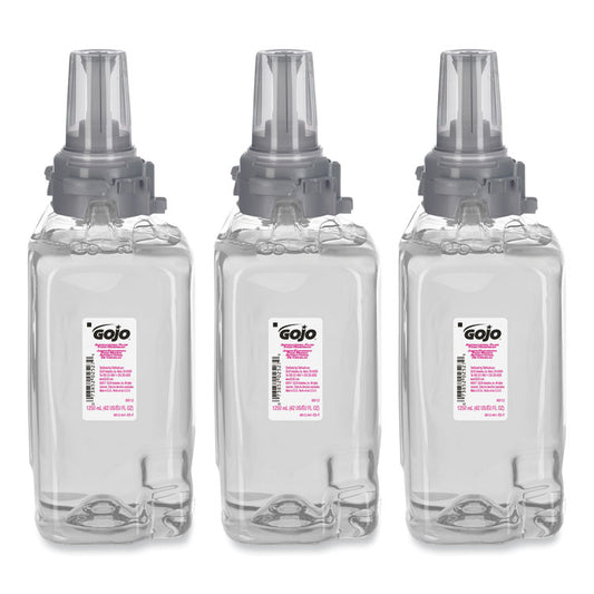 Antibacterial Foam Hand Wash Refill, For ADX-12 Dispenser, Plum Scent, 1,250 mL, 3/Carton